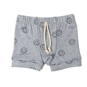 CC Rib knit Smiley Face Shorts